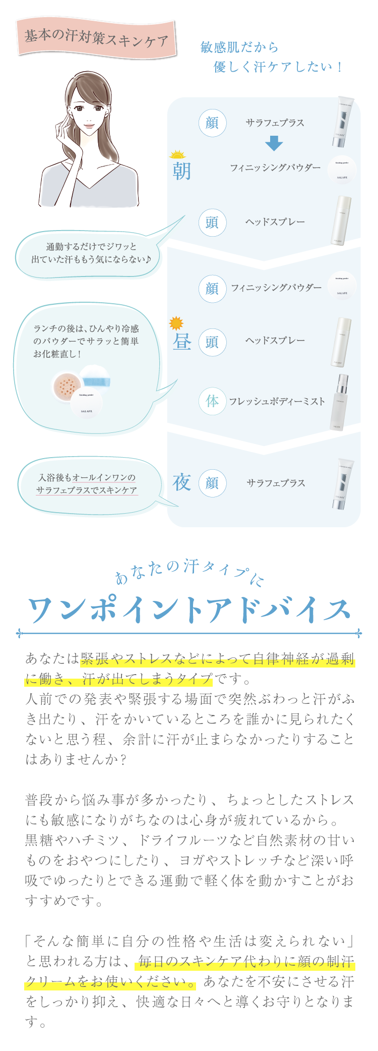 基本の汗対策